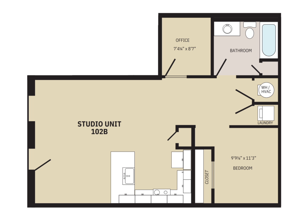 Market Street Lofts Apartment 102-B